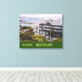 Wellington New Zealand Reiseprint Leinwanddruck (Insitu (Holzboden))