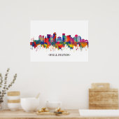 Wellington New Zealand Skyline Poster (Küche)