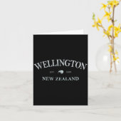 Wellington New Zealand _ Wellington Nz Graphic Pri Karte (Gelbe Blume)