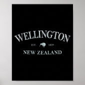 Wellington New Zealand _ Wellington Nz Graphic Pri Poster (Vorne)