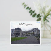 Wellington Parliament Biehves Postkarte (Stehend Vorderseite)