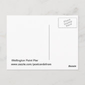 Wellington Point Pier Postkarte (Rückseite)