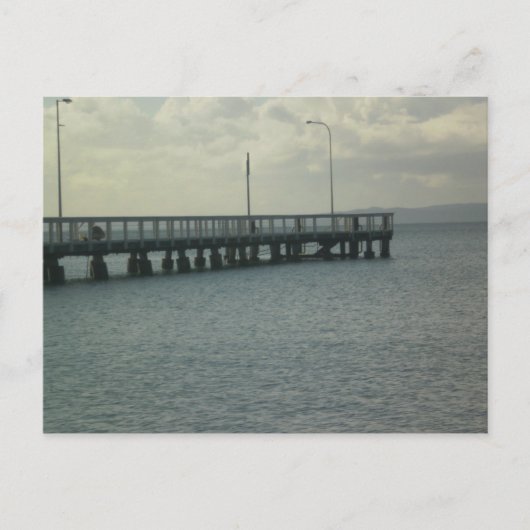 Wellington Point Pier Postkarte (Vorderseite)