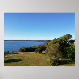 Wellington Point Queensland Coastland Park View Poster