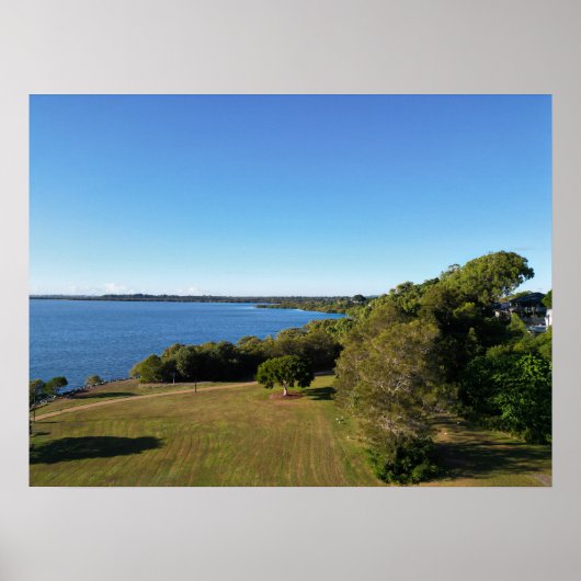 Wellington Point Queensland Coastland Park View Poster (Vorne)