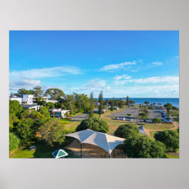 Wellington Point Recreation Reserve Luftaufnahme Poster
