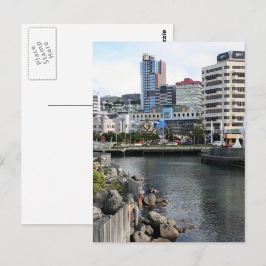 Wellington Postkarte (Vorne/Hinten)
