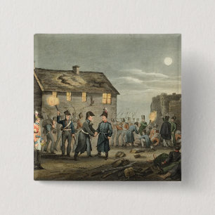 Wellington und Blucher, die sich zufällig an Button