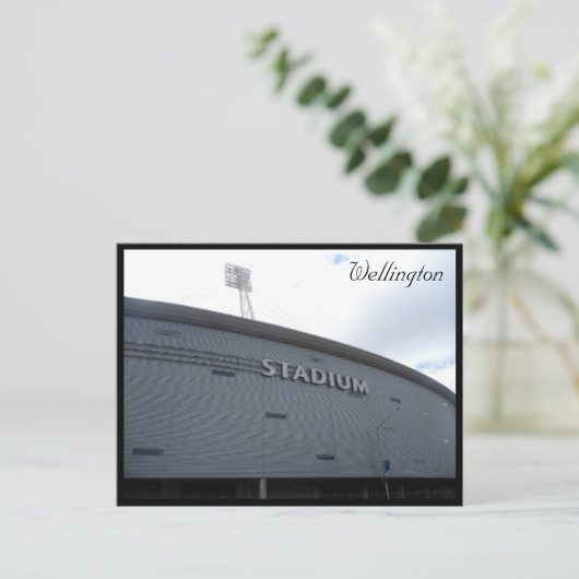 Wellington-West-Stadion Postkarte (Stehend Vorderseite)