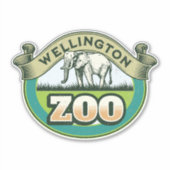 Wellington Zoo Aufkleber (Vorderseite)