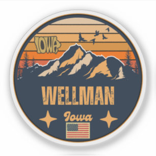 Wellman, Iowa Aufkleber