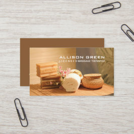 Wellness Aromatherapie WELLNESS-CENTER Salon Massa Visitenkarte