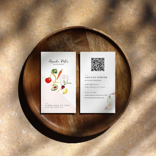 Wellness-Branding | QR-Kodex Visitenkarte