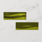 Wellness Business Card Mini Visitenkarte (Vorne/Hinten)