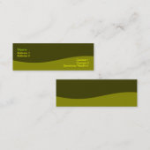 Wellness Business Card Mini Visitenkarte (Vorne/Hinten)