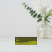 Wellness Business Card Mini Visitenkarte (Stehend Vorderseite)