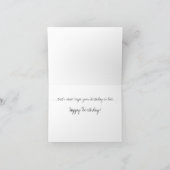 Wellness-Center-ähnliche Geburtstagskarte Karte (Innenseite)