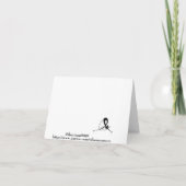 Wellness-Center-ähnliche Geburtstagskarte Karte (Rückseite)