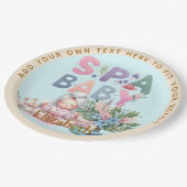 Wellness-Center Baby Dusche Party Geschirr Pappteller (Schrägansicht)