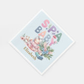 Wellness-Center Baby Dusche Party Geschirr Serviette (Ecke)