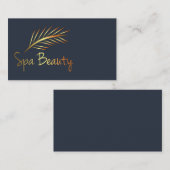 Wellness-Center Beauty Business Card Visitenkarte (Vorne/Hinten)