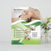 Wellness-Center & Beauty Care Salon Flyer (Stehend Vorderseite)