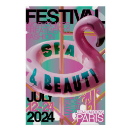 WELLNESS-CENTER & Beauty Festival Paris Poster