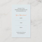 Wellness-Center Beauty mit Terminkarte (Rückseite)