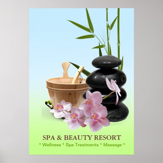 WELLNESS-CENTER & Beauty Resort Poster (Vorne)