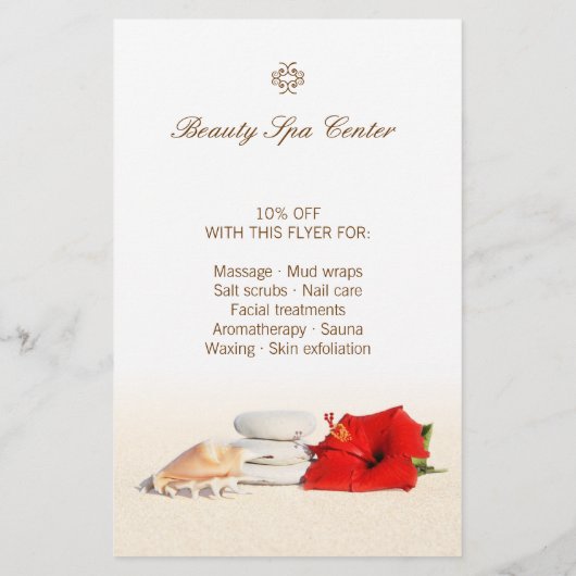 Wellness-Center Beauty Salon Thalassotherapie Flyer (Hinten)