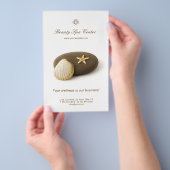 Wellness-Center Beauty Salon Thalassotherapie Flyer (Handgriff)