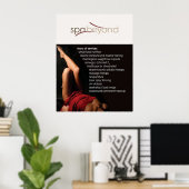 Wellness-Center Beyond Window Poster (Heimbüro)