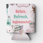 Wellness-Center Birthday Pamper Party Geburtstag Dosenkühler (Rückseite)