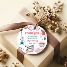 Wellness-Center Birthday Pamper Party Geburtstag Geschenkanhänger