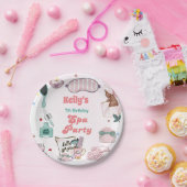 Wellness-Center Birthday Pamper Party Geburtstag Pappteller (Party)