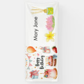 WELLNESS-CENTER Birthday Party Banner (Vertikal)