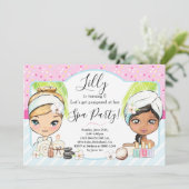 WELLNESS-CENTER Birthday Party Einladung (Stehend Vorderseite)