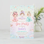 Wellness-Center Birthday Party Einladung (Stehend Vorderseite)