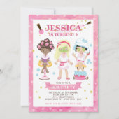 Wellness-Center Birthday Party Einladung (Vorderseite)