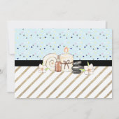 WELLNESS-CENTER Birthday Party Einladung (Rückseite)