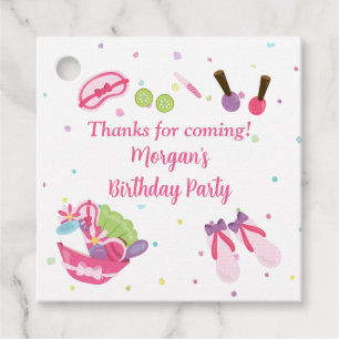 Wellness-Center Birthday Party-Favoriten Geschenkanhänger