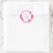 Wellness-Center Birthday Party Gefallen-Sticker Runder Aufkleber (Tasche)