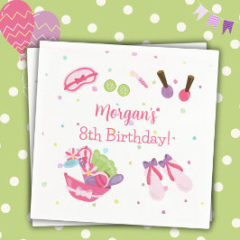 Wellness-Center Birthday Party Serviette