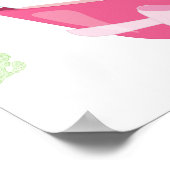 Wellness-Center Birthday Party Willkommen Poster (Ecke)