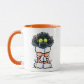 Wellness-Center Black Poodle Tasse (Links)