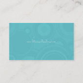 Wellness-Center Blue Darla Business Cards Terminkarte (Rückseite)