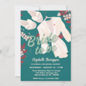 Wellness-Center-Brautparty Einladung (Vorderseite)