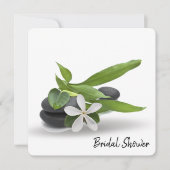 Wellness-Center Brautparty Einladung (Vorderseite)