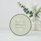 Wellness-Center Brautparty Gurke Slice Einladung (Stehend Vorderseite)