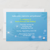 Wellness-Center Breeze Geburtstag Einladung (Rückseite)